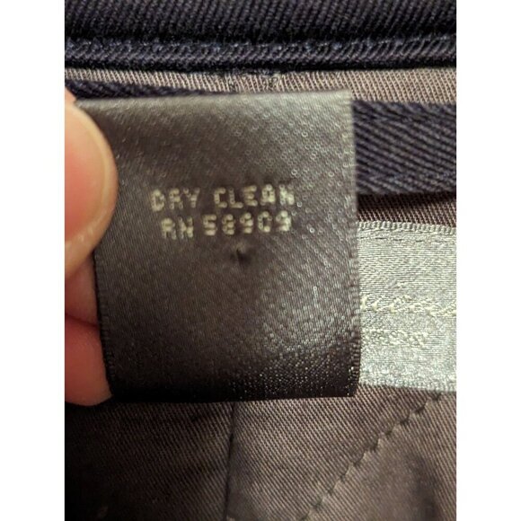 daniel cremieux Signature Collection Mens Size XL Wool Blend Peacoat Toggle - Picture 3 of 16